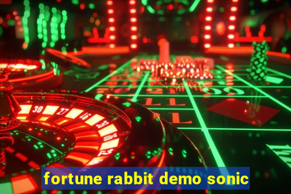 fortune rabbit demo sonic